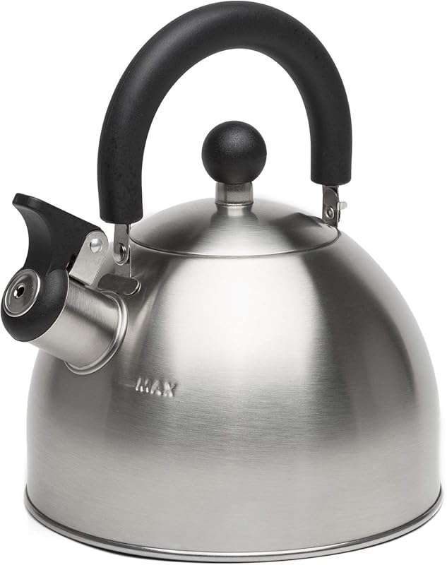 Primula Stewart Whistling Stovetop Tea Kettle Food Grade Stainless Ste