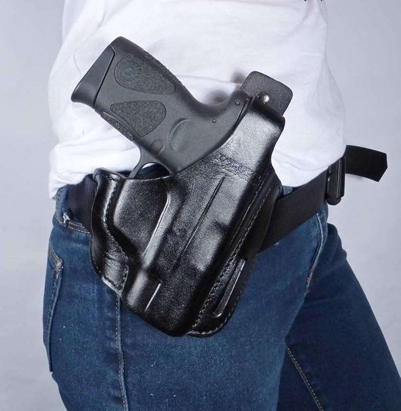 Tactical Scorpion Gear Leather 2 Slot Holster for Taurus 85 605 856 &