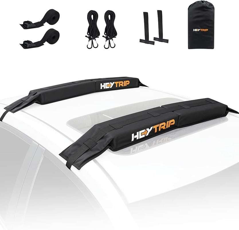 HEYTRIP Universal Soft Roof Rack Pads for Kayak, Surfboard, SUP, Canoe