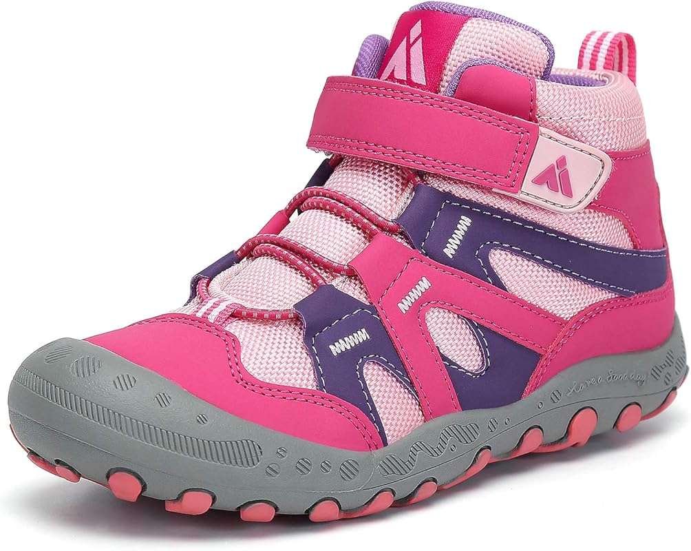 Mishansha Unisex Children's Anti-Collision Non-Slip Hiking Boots for O