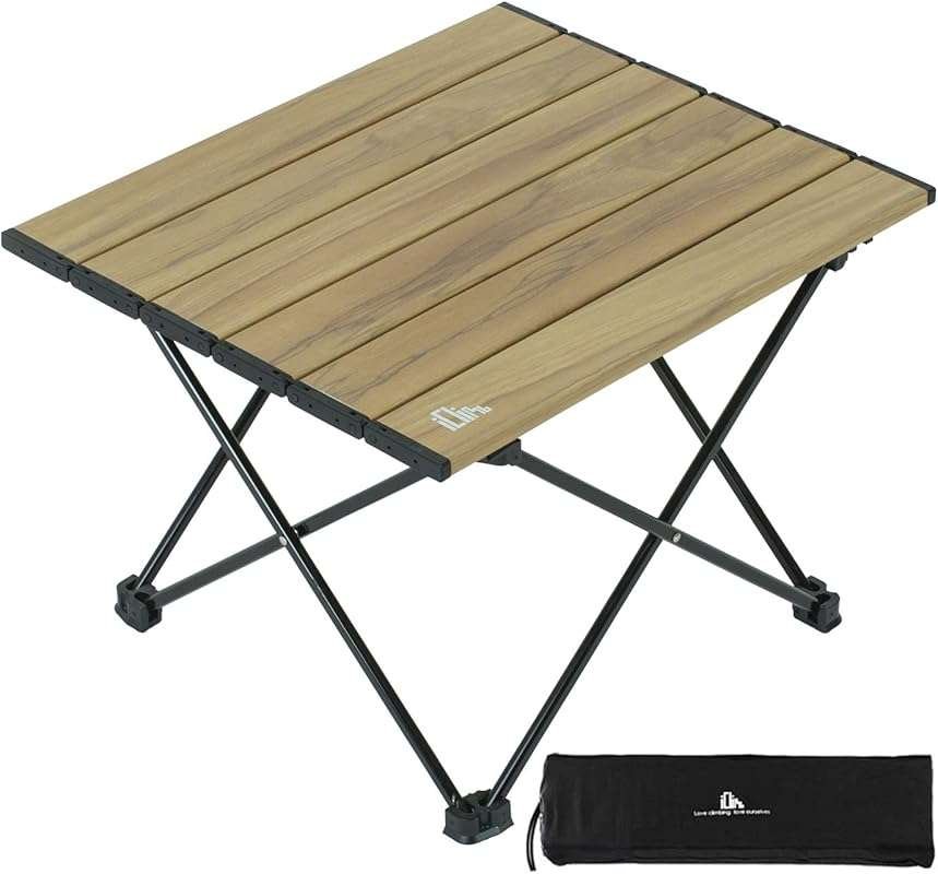 iClimb Ultralight Compact Folding Camping Table: Lightweight, Portable