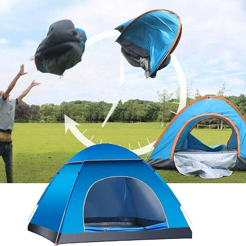 2 Person Instant Pop Up Lightweight Camping Tent, Outdoor Easy Set Up 