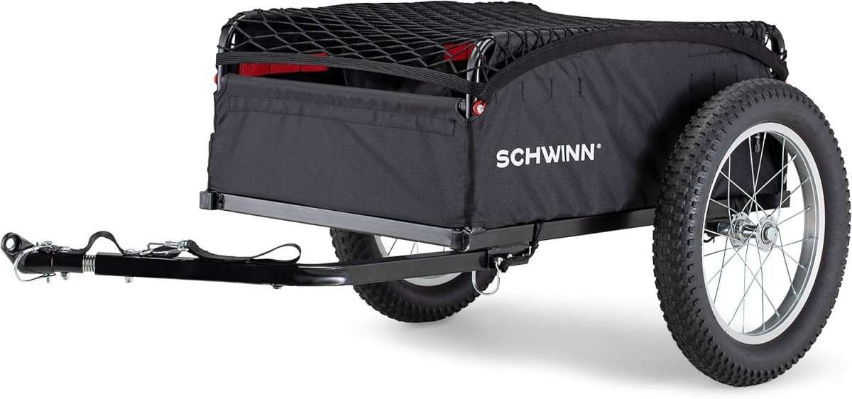 Schwinn Daytripper/Porter Bike Cargo Trailer: 100lb Capacity, Folding,