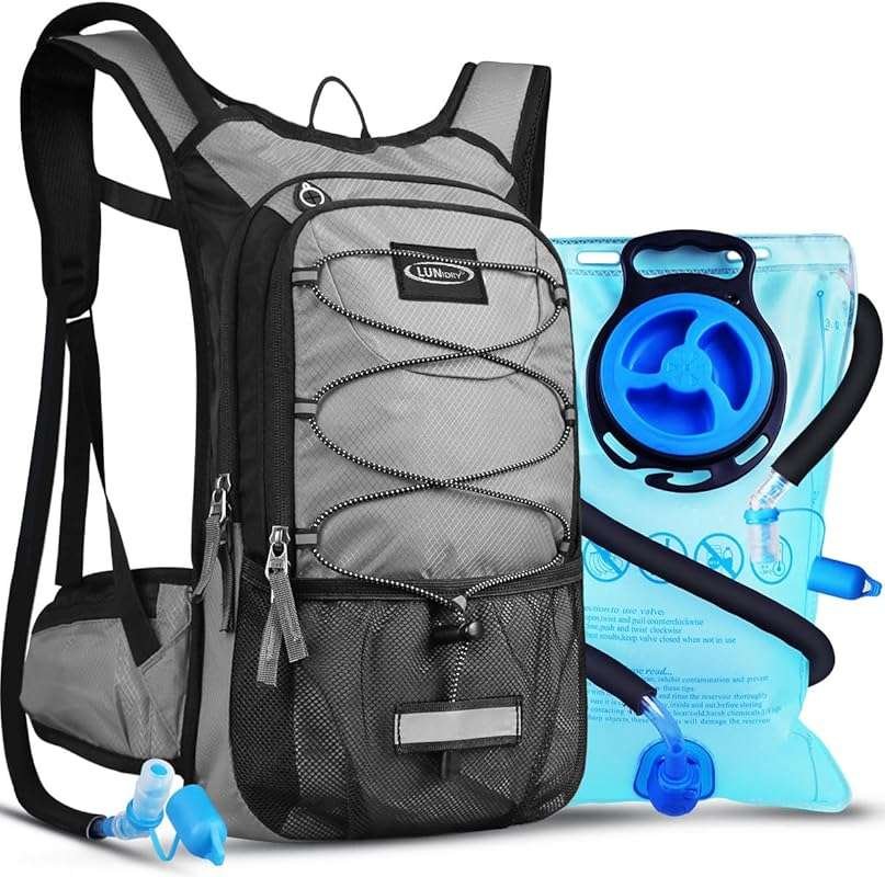 Insulated Hydration Pack Backpack with 3L Leak-Proof Bladder, Keeps Li