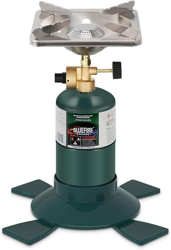 KOMAN 10000BTU Portable Single Burner Propane Camping Stove for Outdoo