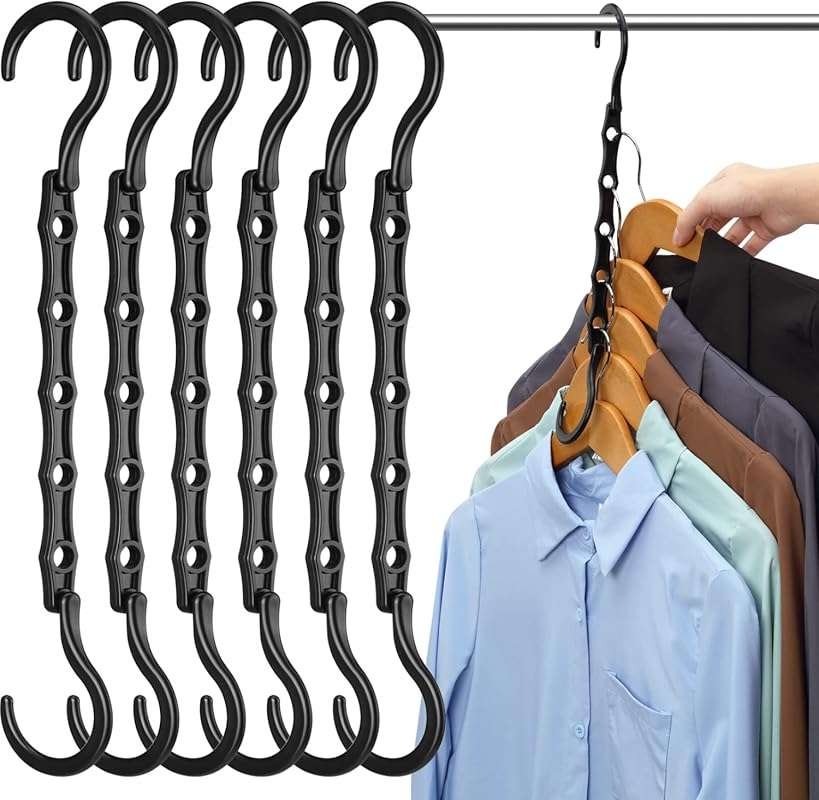AMKUFO 20 Pack Magic Hanger Organizers Save Space for Heavy Clothes in