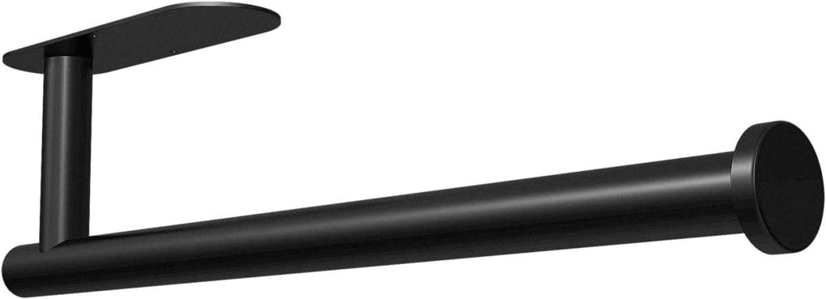 DEKAVA Under Cabinet Wall Mount Paper Towel Holder, 13-inch Black SUS3