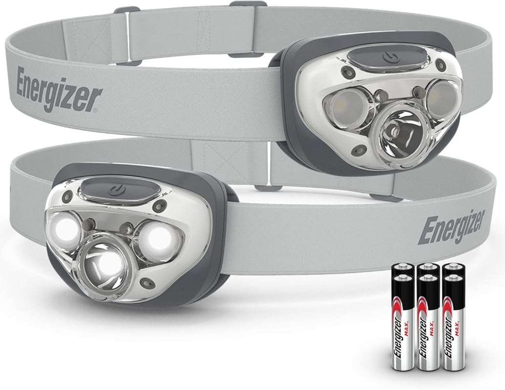 Energizer LED Headlamp PRO (2-Pack): High-Performance, IPX4 Water Resi