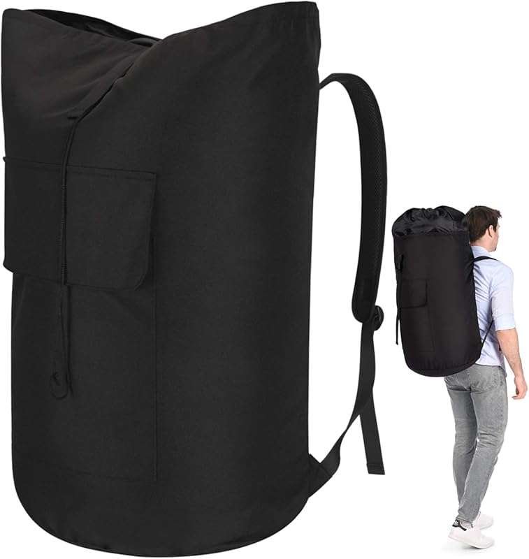 115L Extra Large Heavy Duty College Laundry Backpack Bag with Shoulder