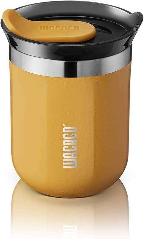 WACACO Octaroma Classico 6 oz Double-Wall Stainless Steel Travel Coffe