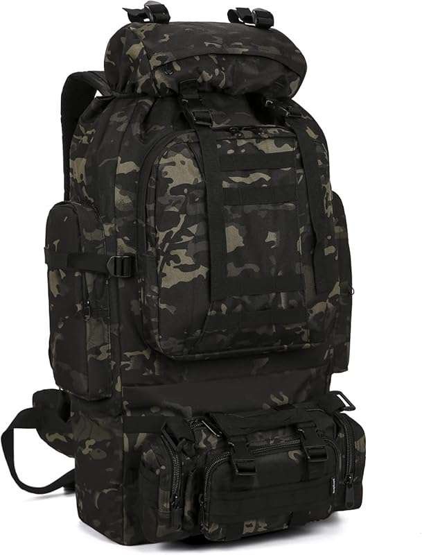 100L Waterproof Lightweight Molle Military Tactical Camping Hiking Bac