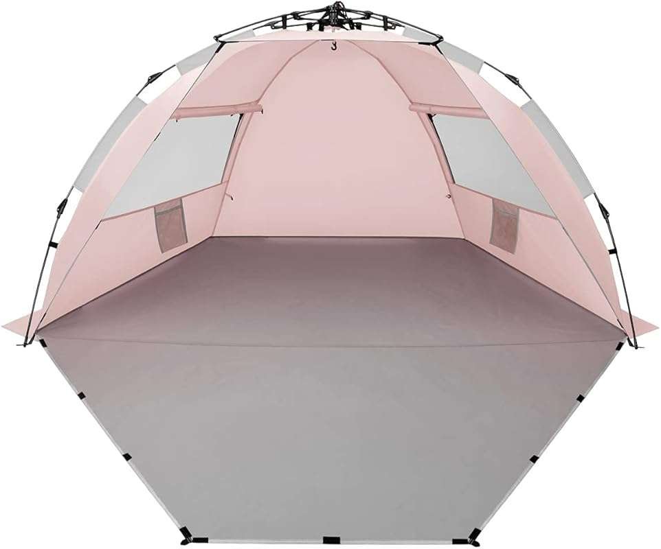 Oileus X-Large 4 Person Instant Beach Tent Sun Shelter – Portable, Ant