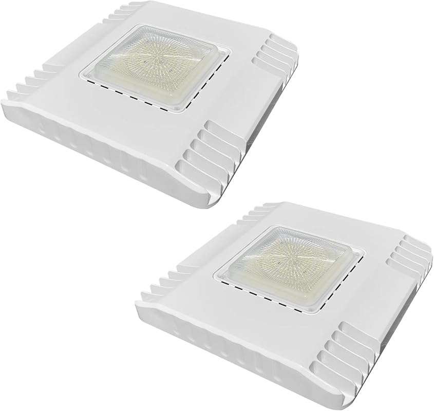 NUWATT 2 Pack 150W Waterproof LED Gas Station Lights: 5000K Daylight, 