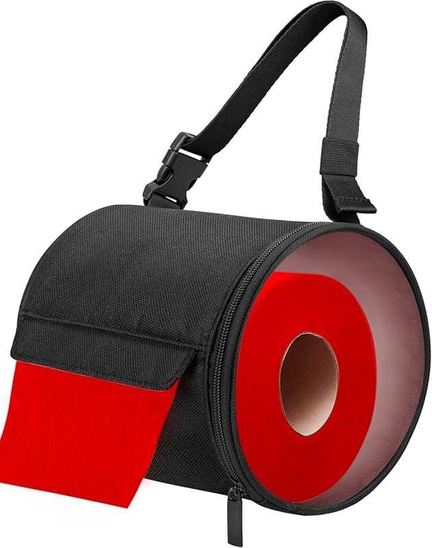 Cat-Proof Waterproof Foldable Camping Toilet Paper Holder with Shoulde