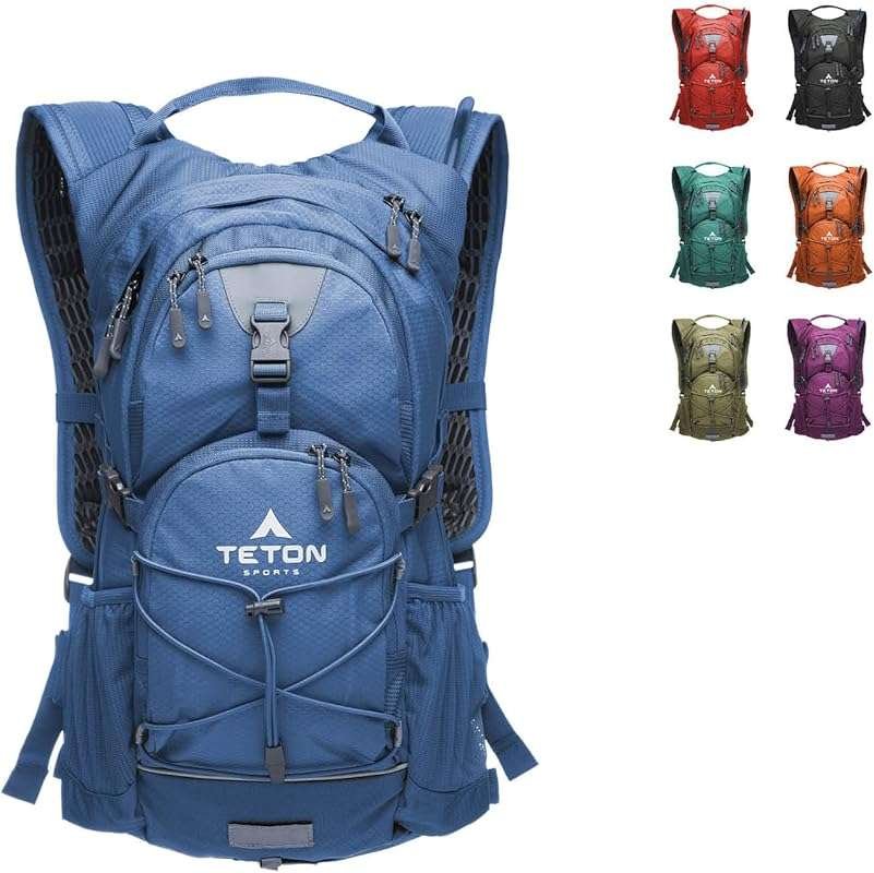 Teton Oasis/Trailrunner Hydration Backpack with 2L/3L Bladder for Hiki