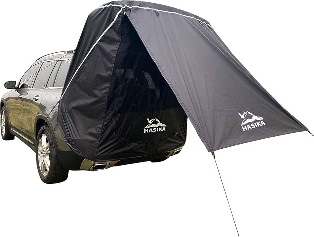 Hasika Large SUV Camping Tent with Screen Net, Waterproof 3000MM UPF 5