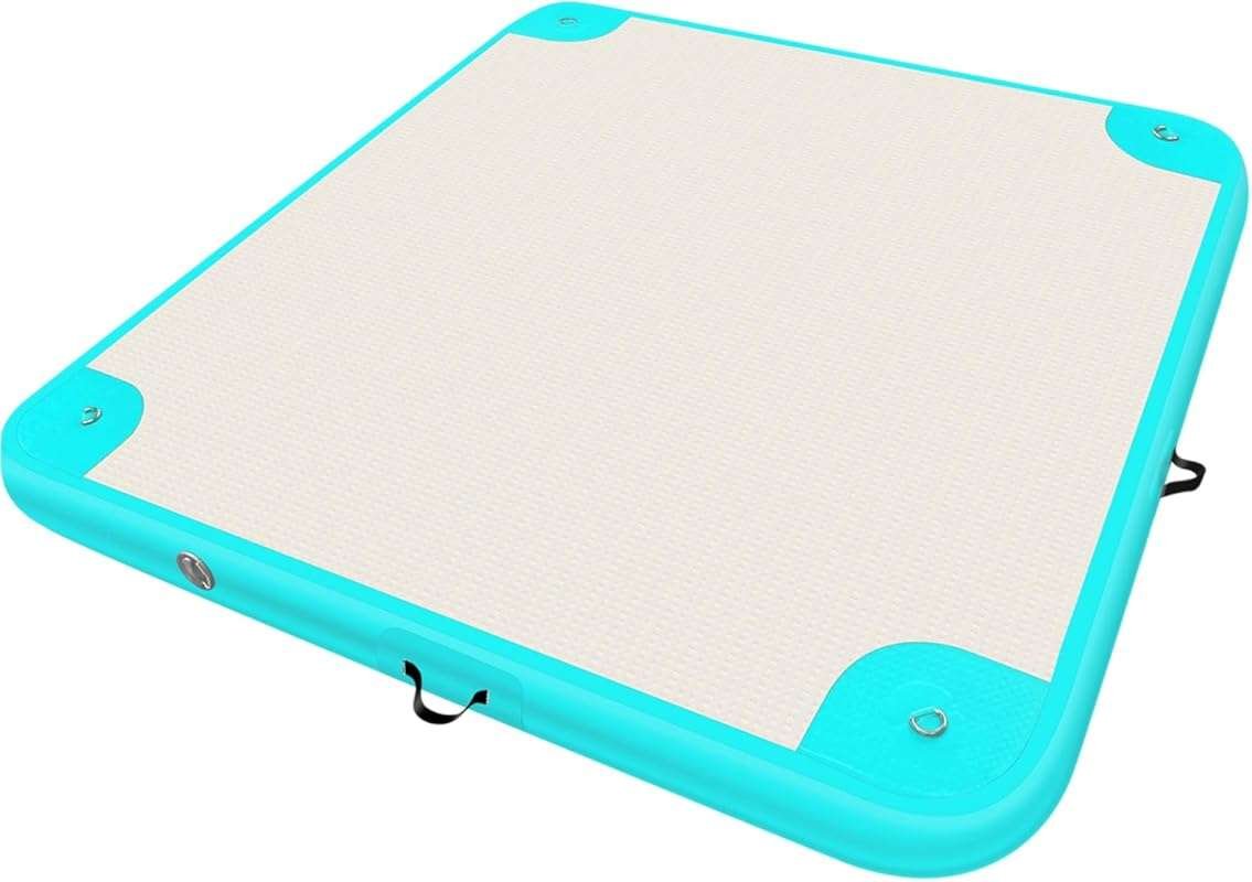 Non-Slip Surface Inflatable Floating Dock Platform for Pool Beach Ocea