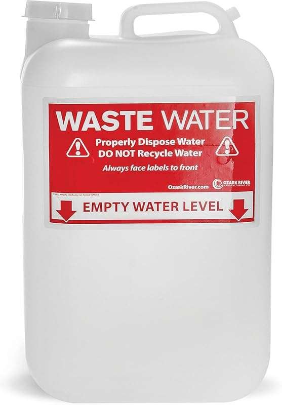 Ozark River Portable Sinks 6 Gallon Waste Water Tank, Ozark River Port