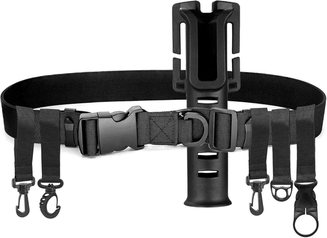 SAMSFX Adjustable Fishing Wader Belt for Surf Casting Kayak Fishing Wa