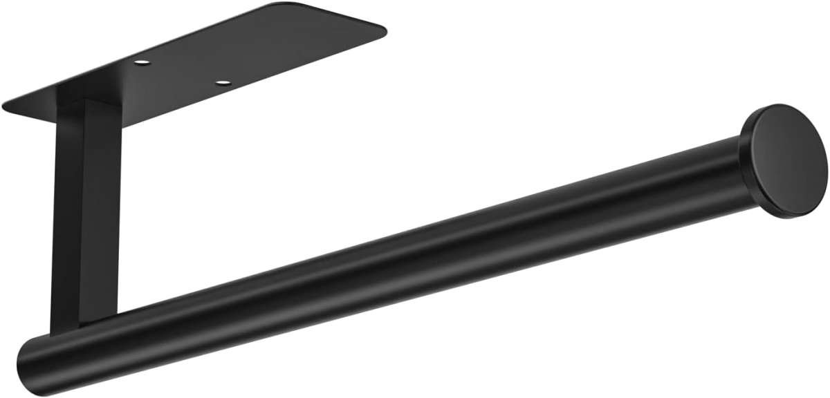 ASTOFLI Under Cabinet Paper Towel Holder, Self-Adhesive Wall Mount No