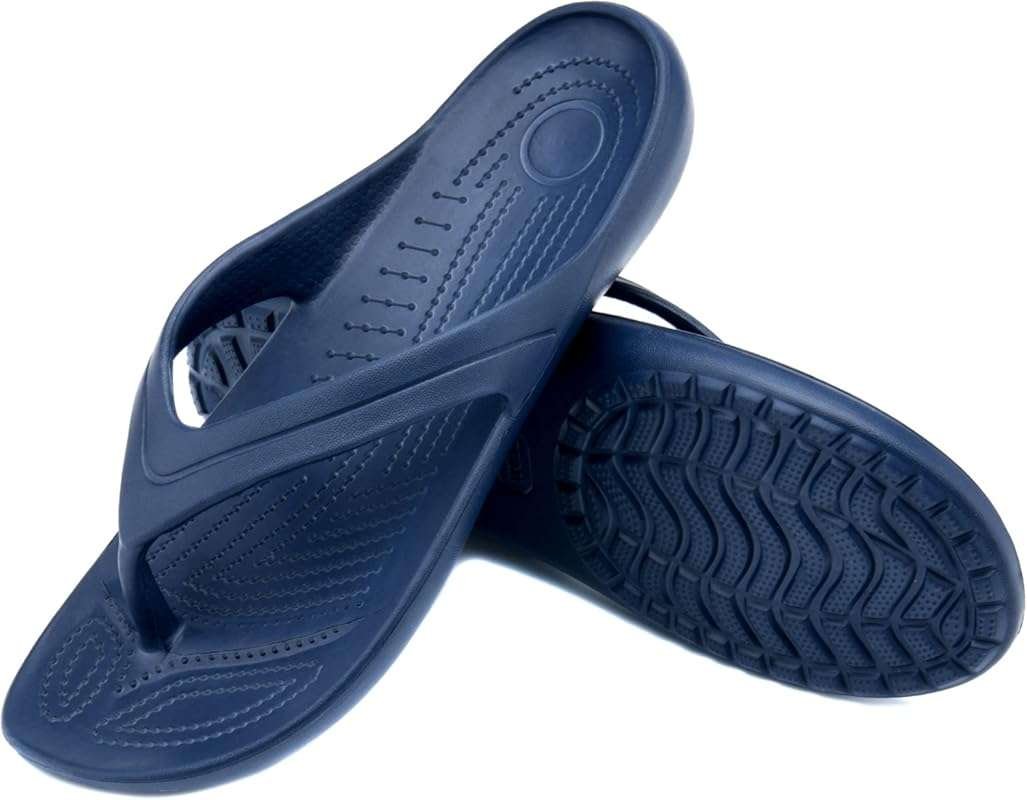 Temi Women's Soft Lightweight Flip Flops - Anti-Slip Casual Slippers f