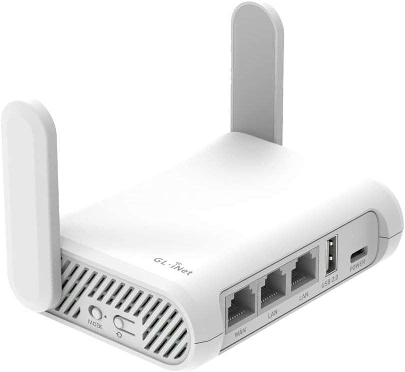 GL.iNet Opal GL-SFT1200 Mini Travel VPN Router: Dual-Band Wi-Fi Repeat