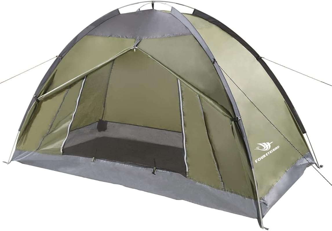 Waterproof Single Backpack Tent for Camping and Hiking, Lightweight an