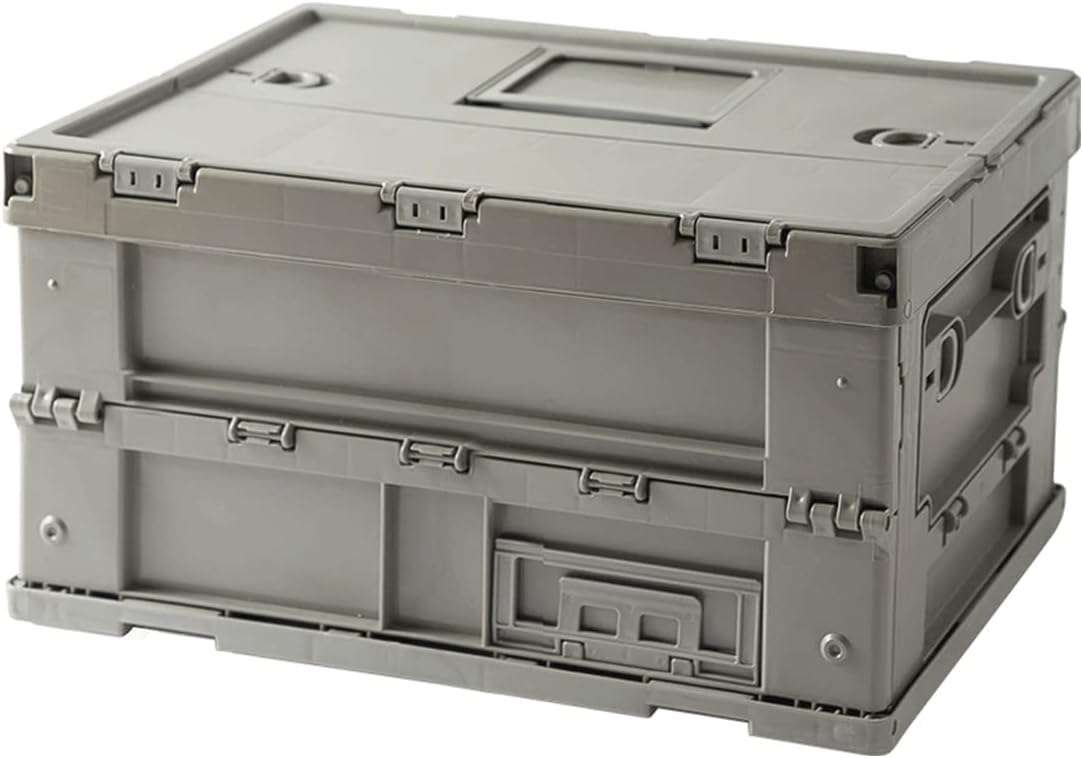 SHIMOYAMA 19L/5Gal Foldable Storage Box with Lid, Celadon Green, Perfe