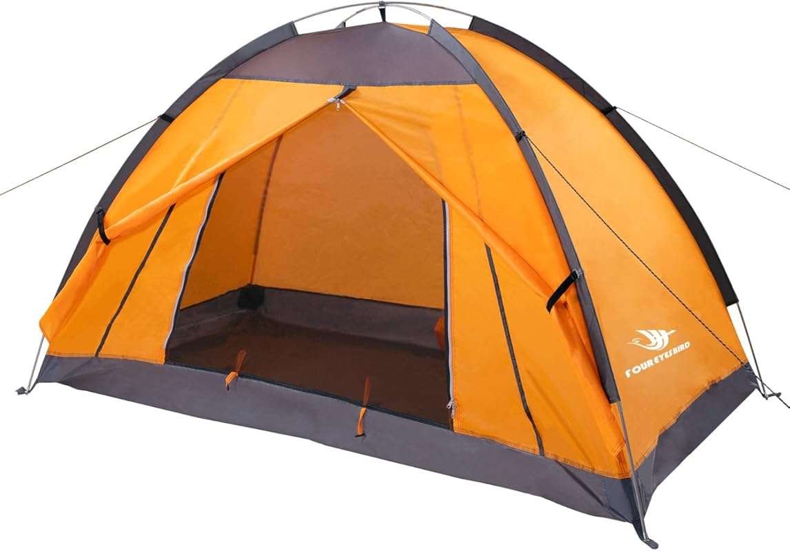 Lightweight 7.2x4x4 ft Single Person Backpacking Tent for Waterproof C