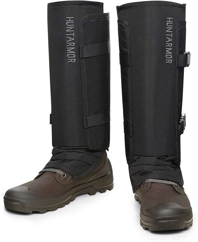 QOGIR Snake Gaiters Leg Guards: Waterproof, adjustable chaps for hunti