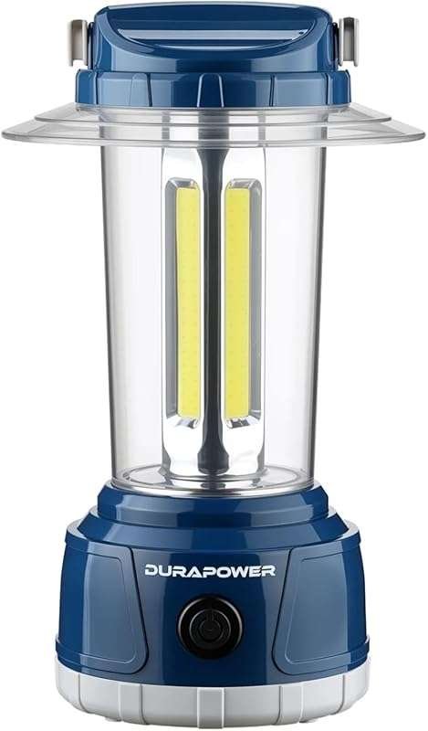 Durapower Rechargeable LED Camping Lantern: 2000 Lumen, 5 Modes, IP44