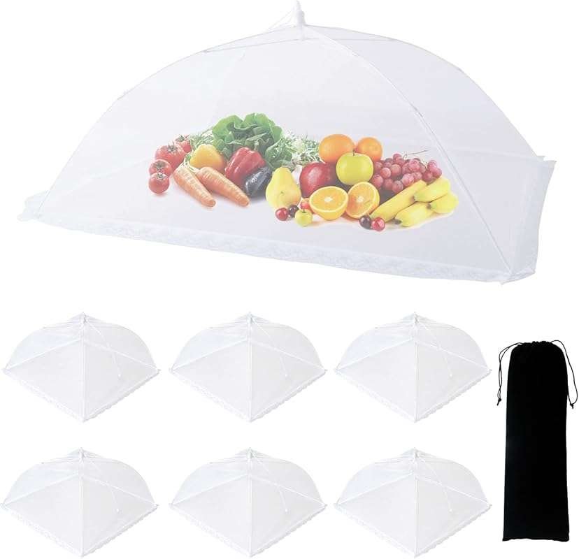 ZMCINER 7 Pack Food Covers: 1 XL (40