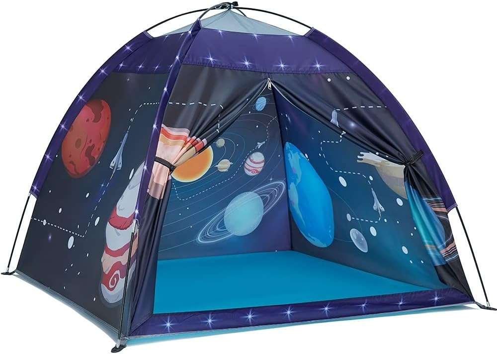 Space World Galaxy Dome Playhouse: Kids Imaginative Popup Tent for Ind