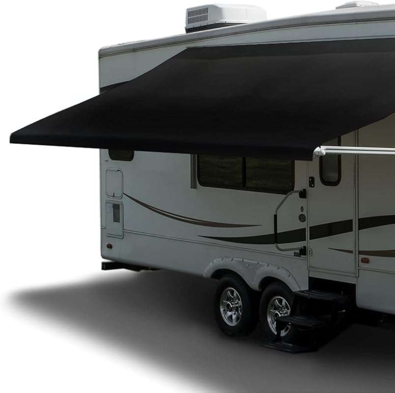RecPro RV Awning Fabric Replacement, Universal 10' Heat Sealed Vinyl, 