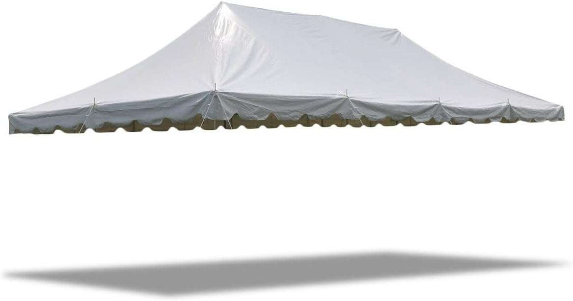 Party Tents Direct 20x40 Replacement Weekender Tent Top, 14oz White Wa