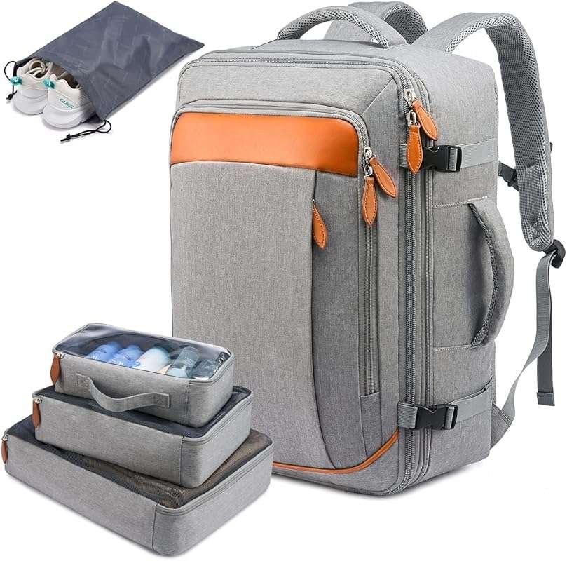 LOVEVOOK 45L Carry On Travel Backpack for Men & Women, Airline Approve