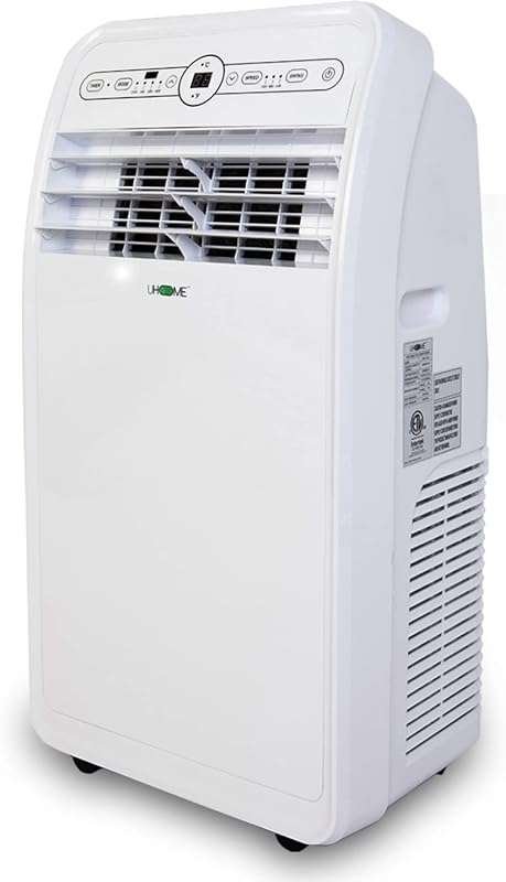 Uhome 12000 BTU Portable Air Conditioner Heater Combo for 400 Sq. Ft, 