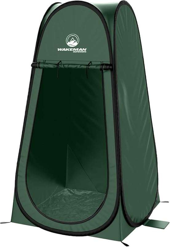 Wakeman Pop Up Changing Tent, 3.3 x 3.3 x 6.2ft, Camping Shower Tent f