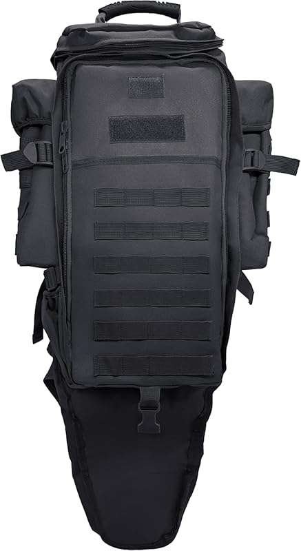 Silfrae Tactical Rifle Backpack Long Rifle Bag Molle Military Backpack