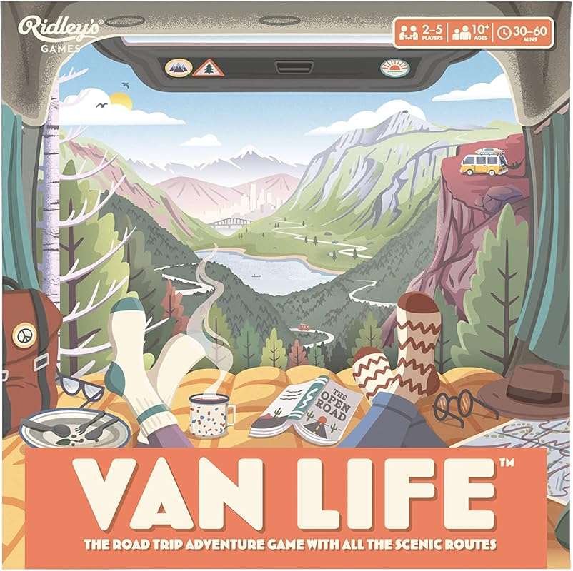 Ridley's Van Life Board Game for Family Fun and Travel Adventures