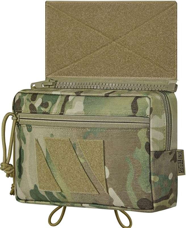 OneTigris Tactical Drop Pouch Dangler Bag with Hook & Loop Panel for V