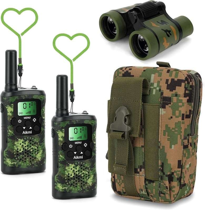 Walkie Talkies for Kids with 2-Way Radio and 3-Mile Range for Camping
