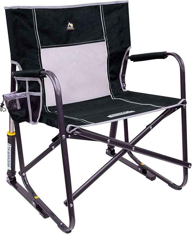 GCI Outdoor Freestyle Rocker XL: Portable Folding Rocking Chair for Ca