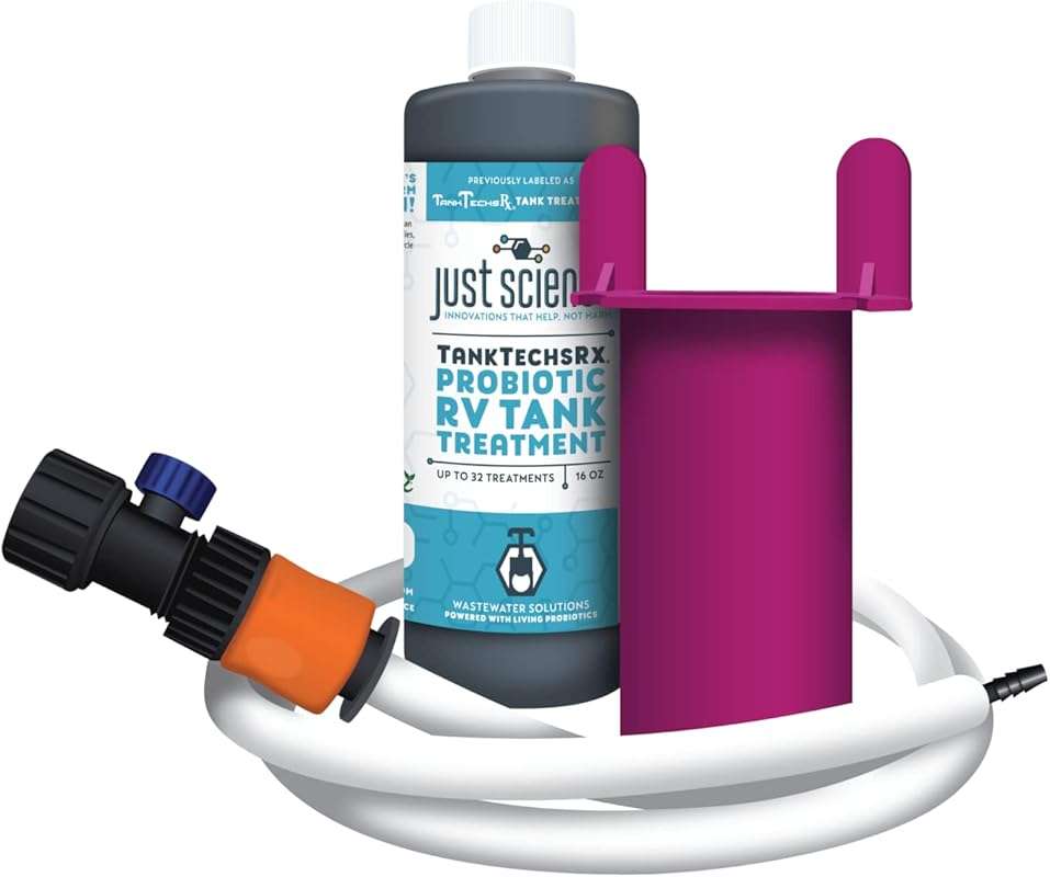 Just Science TankTechsRx Plugged RV Black Tank Kit