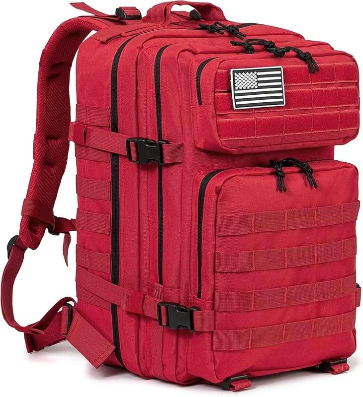 QT&QY 45L Military Tactical Backpack: Molle Army Assault Pack for 3-Da