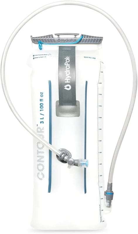 HydraPak Water Reservoir: 1.5L-3L Bladder for Backpacks with High-Flow