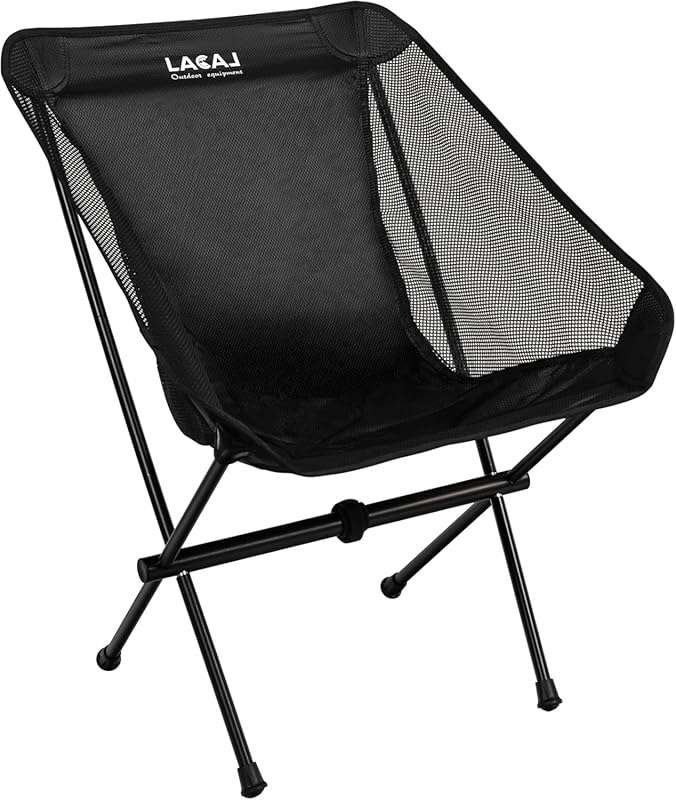 Ultra-Light Folding Camping Chair: All-Aluminum Frame, Breathable Fabr