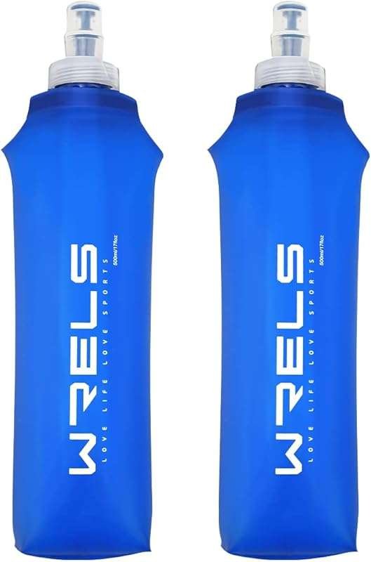 Lightweight TPU Soft Flask Water Bottle, BPA-Free Collapsible Hydratio