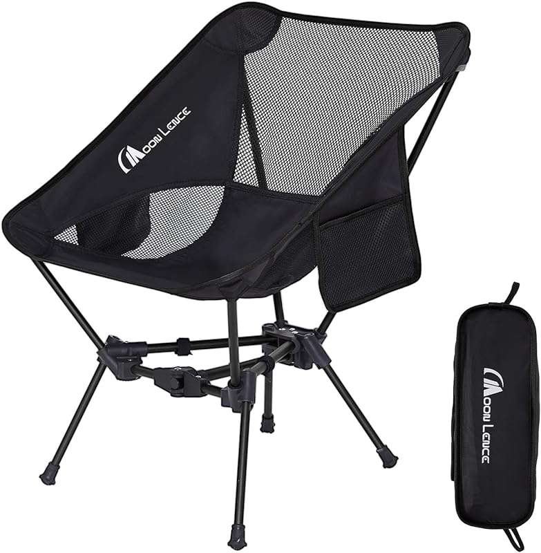 MOON LENCE 4th Gen Ultralight Folding Camping Chair, Portable and Comp