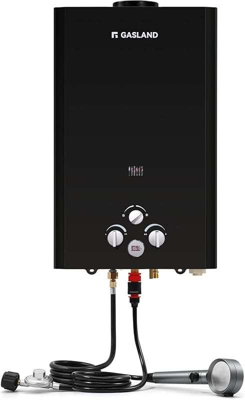 GASLAND Outdoors 16L Propane Tankless Water Heater, 4.22GPM On-Demand 